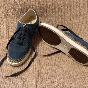 Ugg Navy Canvas Sneakers